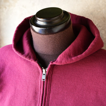 DELUXEWARE_SPZ-00_FULLZIP PARKA PLAIN_CRIMSON RED