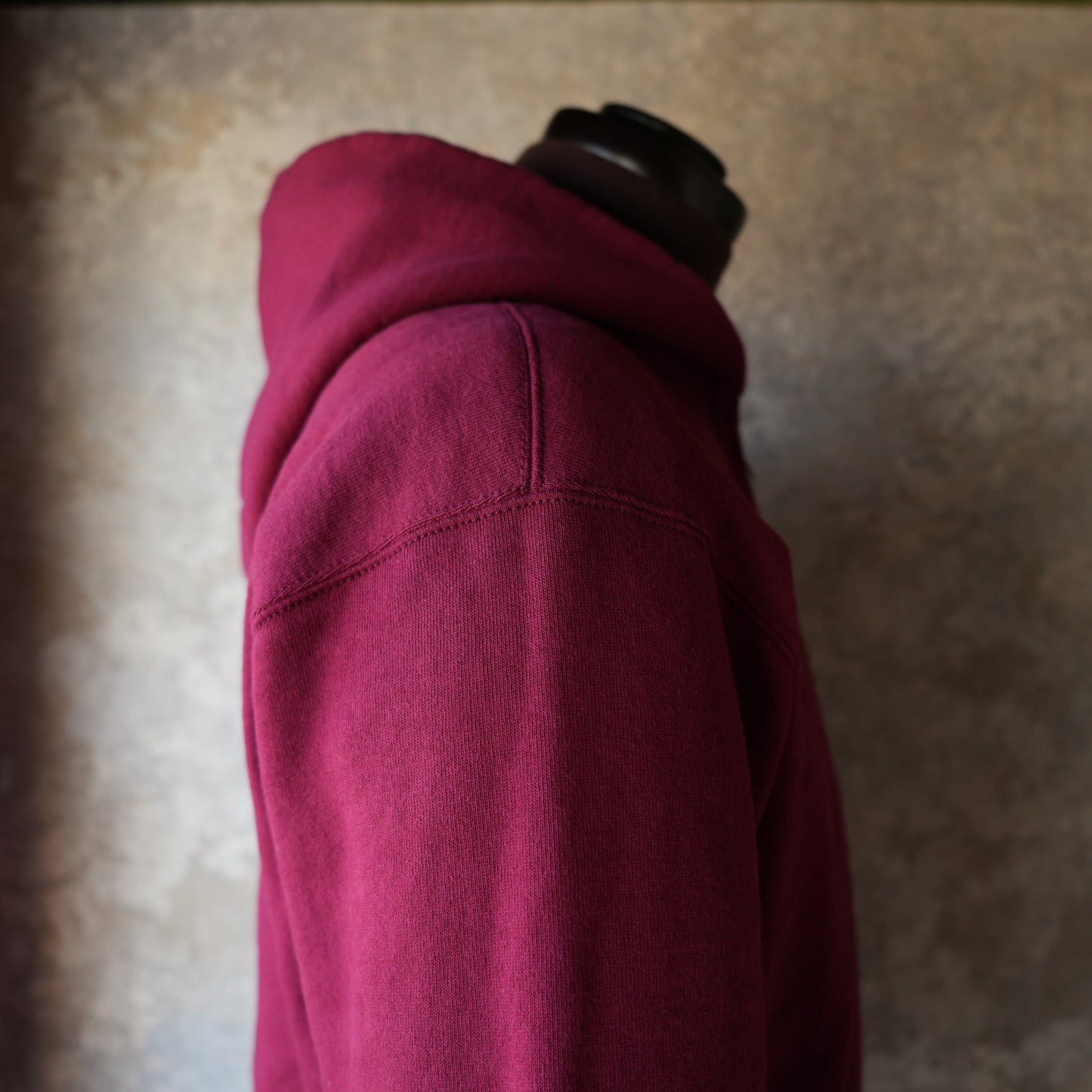 DELUXEWARE_SPZ-00_FULLZIP PARKA PLAIN_CRIMSON RED