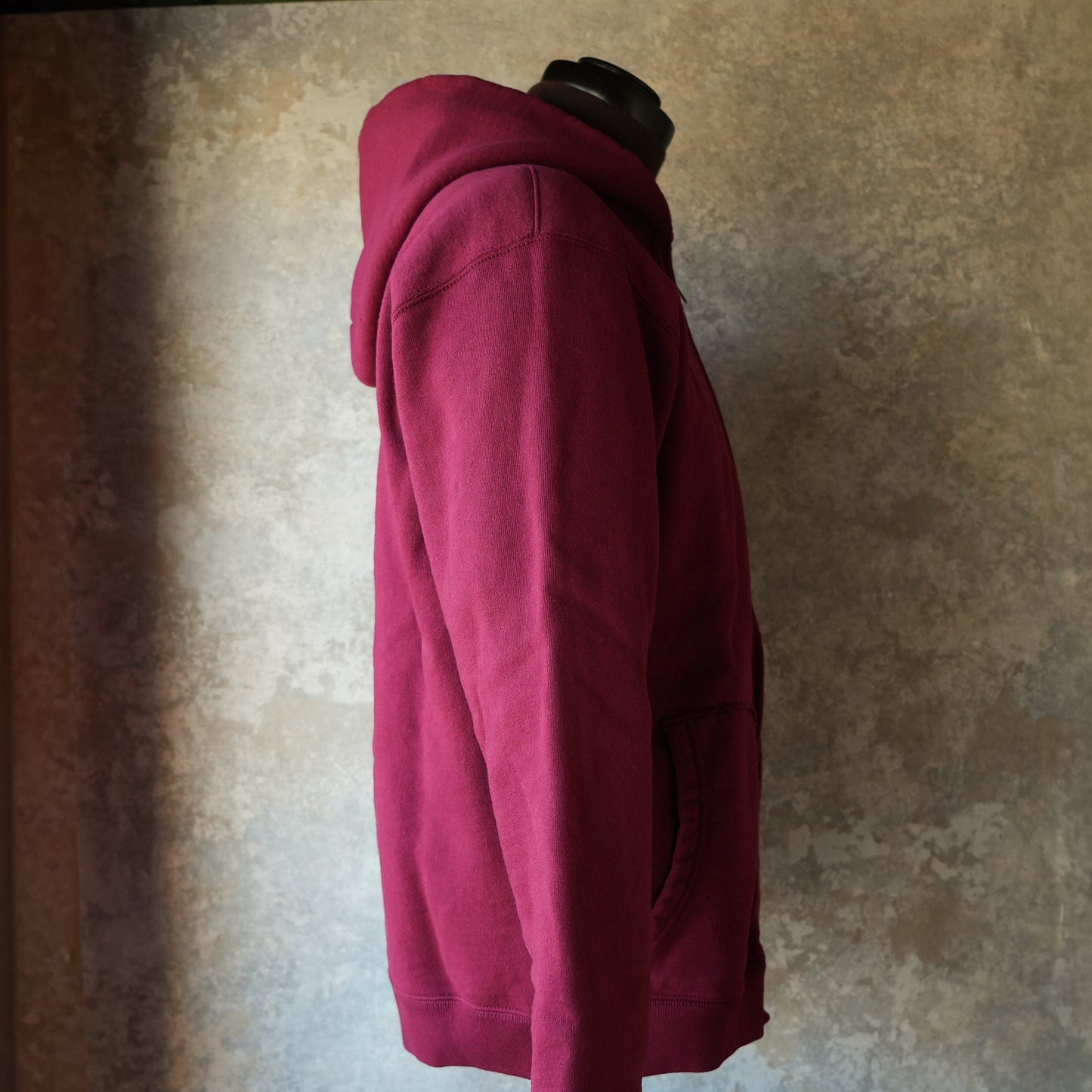 DELUXEWARE_SPZ-00_FULLZIP PARKA PLAIN_CRIMSON RED