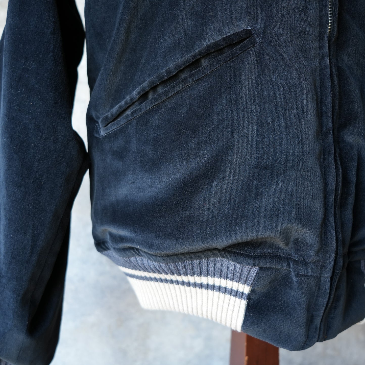 DELUXEWARE_DSJ-001_50s SOUVENIA JACKET_BLK/ORG