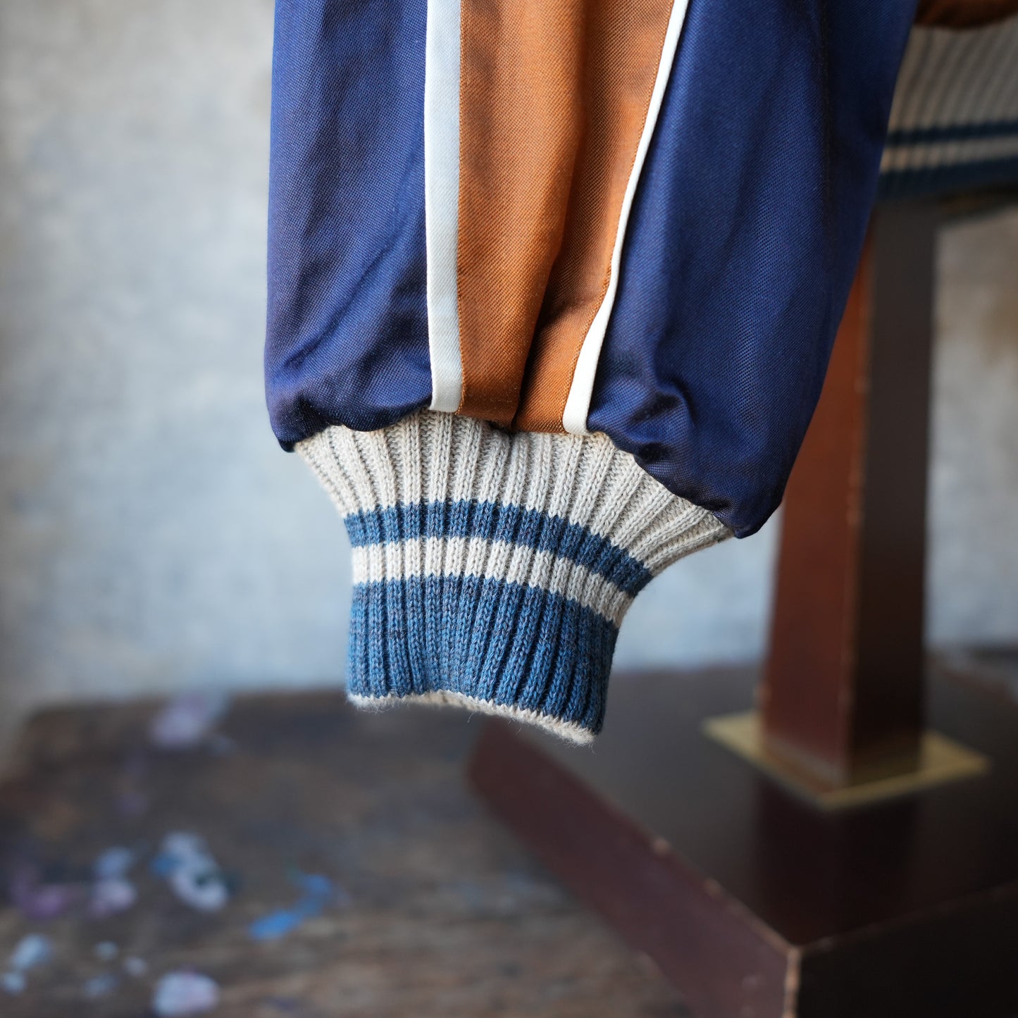 DELUXEWARE_DSJ-001_50s SOUVENIA JACKET_BLK/ORG