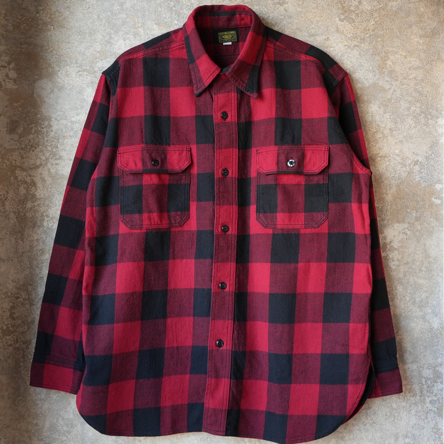 WORKERS_Outdoor Deluxe Shirt_OpenFront_Baffalo Check_Red