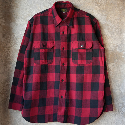 WORKERS_Outdoor Deluxe Shirt_OpenFront_Baffalo Check_Red