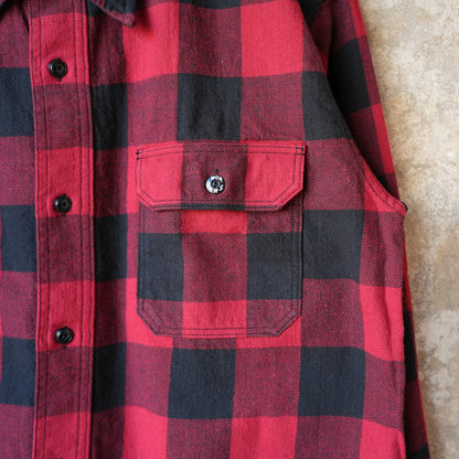 WORKERS_Outdoor Deluxe Shirt_OpenFront_Baffalo Check_Red