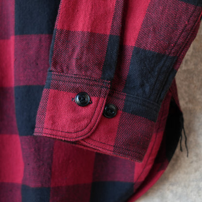 WORKERS_Outdoor Deluxe Shirt_OpenFront_Baffalo Check_Red