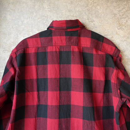 WORKERS_Outdoor Deluxe Shirt_OpenFront_Baffalo Check_Red