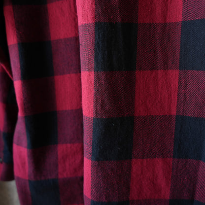 WORKERS_Outdoor Deluxe Shirt_OpenFront_Baffalo Check_Red