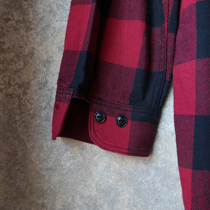 WORKERS_Outdoor Deluxe Shirt_OpenFront_Baffalo Check_Red