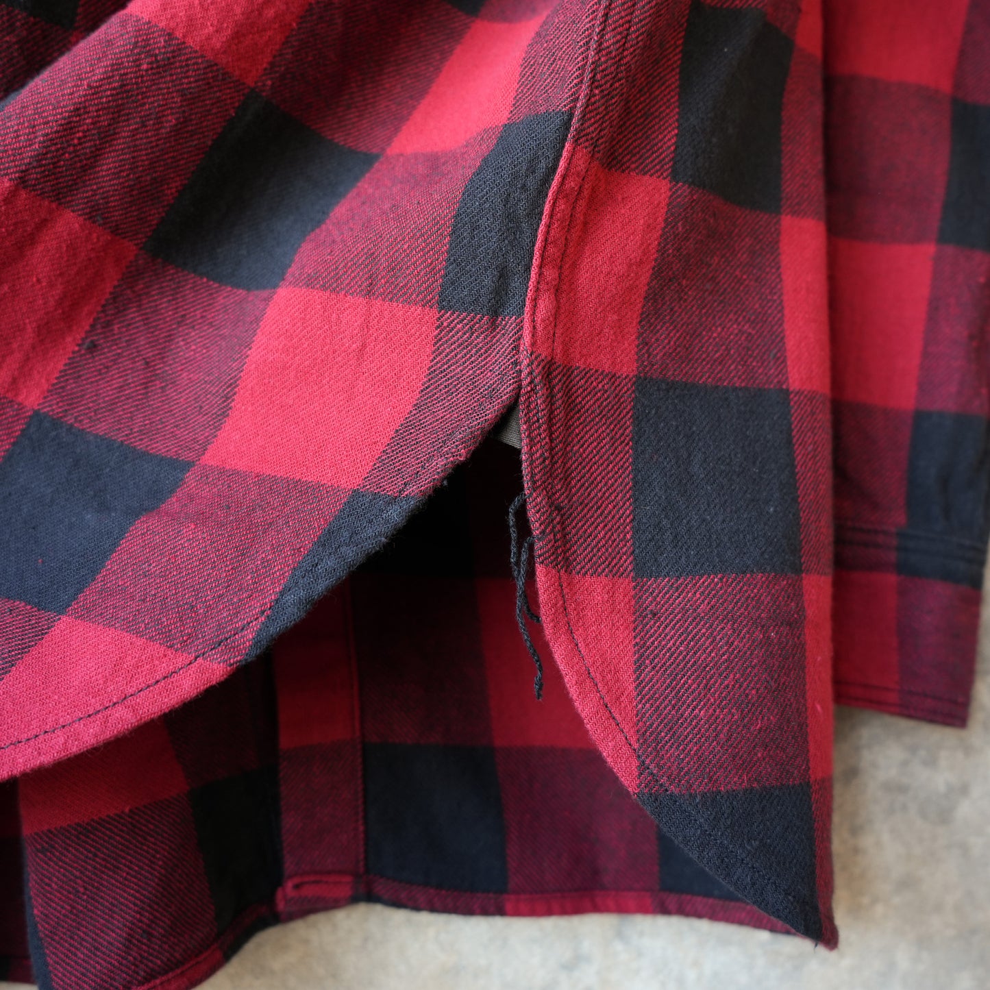 WORKERS_Outdoor Deluxe Shirt_OpenFront_Baffalo Check_Red