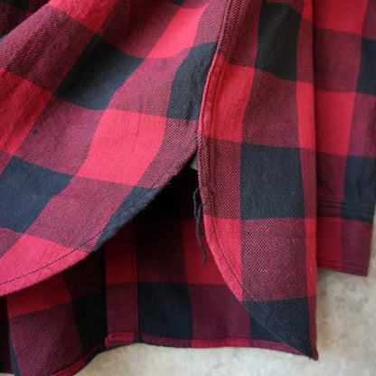 WORKERS_Outdoor Deluxe Shirt_OpenFront_Baffalo Check_Red