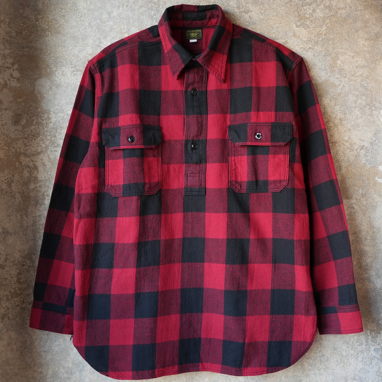 WORKERS_Outdoor Deluxe Shirt_Pullover_Baffalo Check_Red
