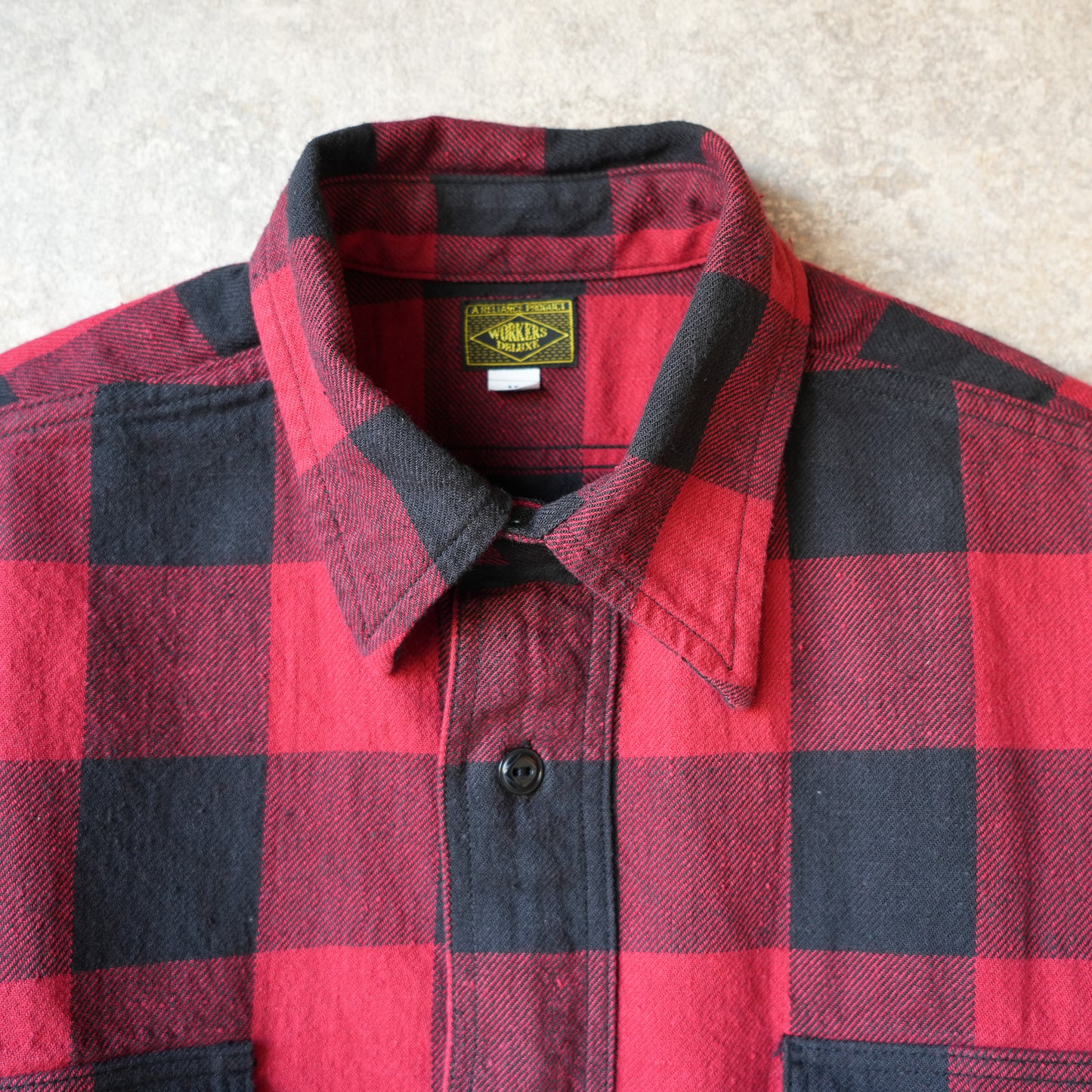 WORKERS_Outdoor Deluxe Shirt_Pullover_Baffalo Check_Red