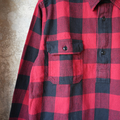 WORKERS_Outdoor Deluxe Shirt_Pullover_Baffalo Check_Red