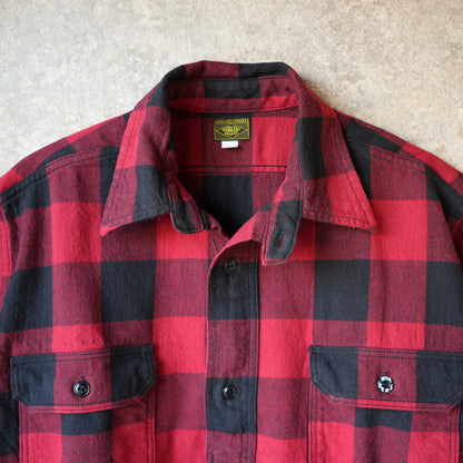 WORKERS_Outdoor Deluxe Shirt_Pullover_Baffalo Check_Red