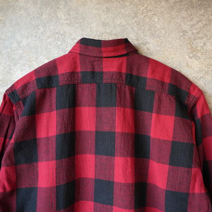 WORKERS_Outdoor Deluxe Shirt_Pullover_Baffalo Check_Red