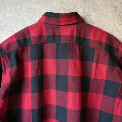 WORKERS_Outdoor Deluxe Shirt_Pullover_Baffalo Check_Red