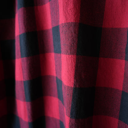 WORKERS_Outdoor Deluxe Shirt_Pullover_Baffalo Check_Red