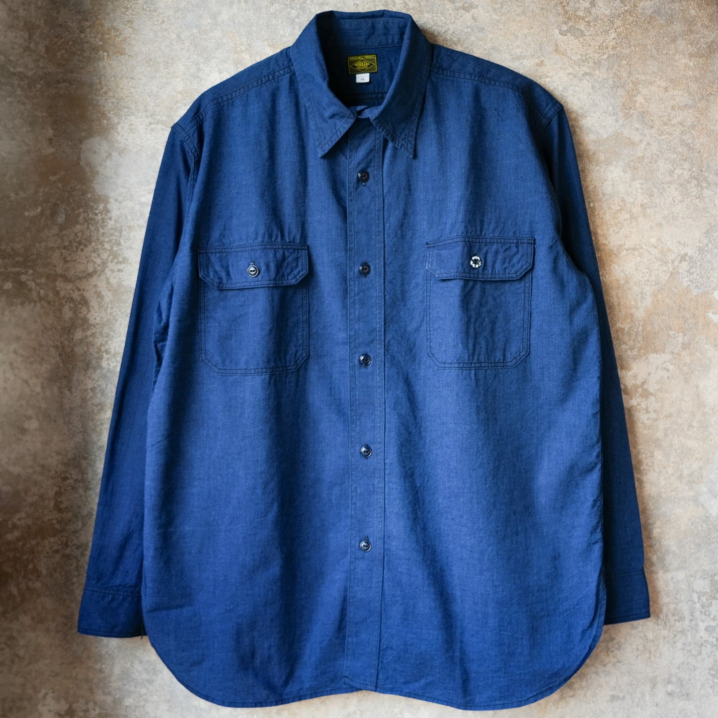 WORKERS_Outdoor Deluxe Shirt_Indigo Beta Chambray