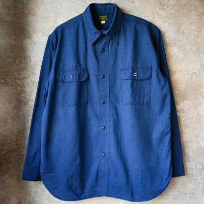 WORKERS_Outdoor Deluxe Shirt_Indigo Beta Chambray