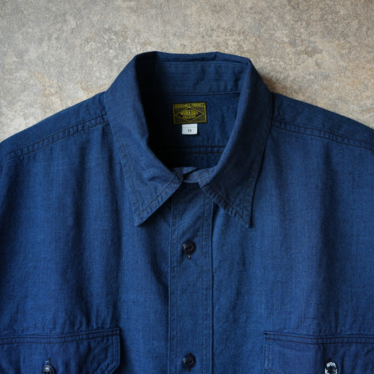 WORKERS_Outdoor Deluxe Shirt_Indigo Beta Chambray