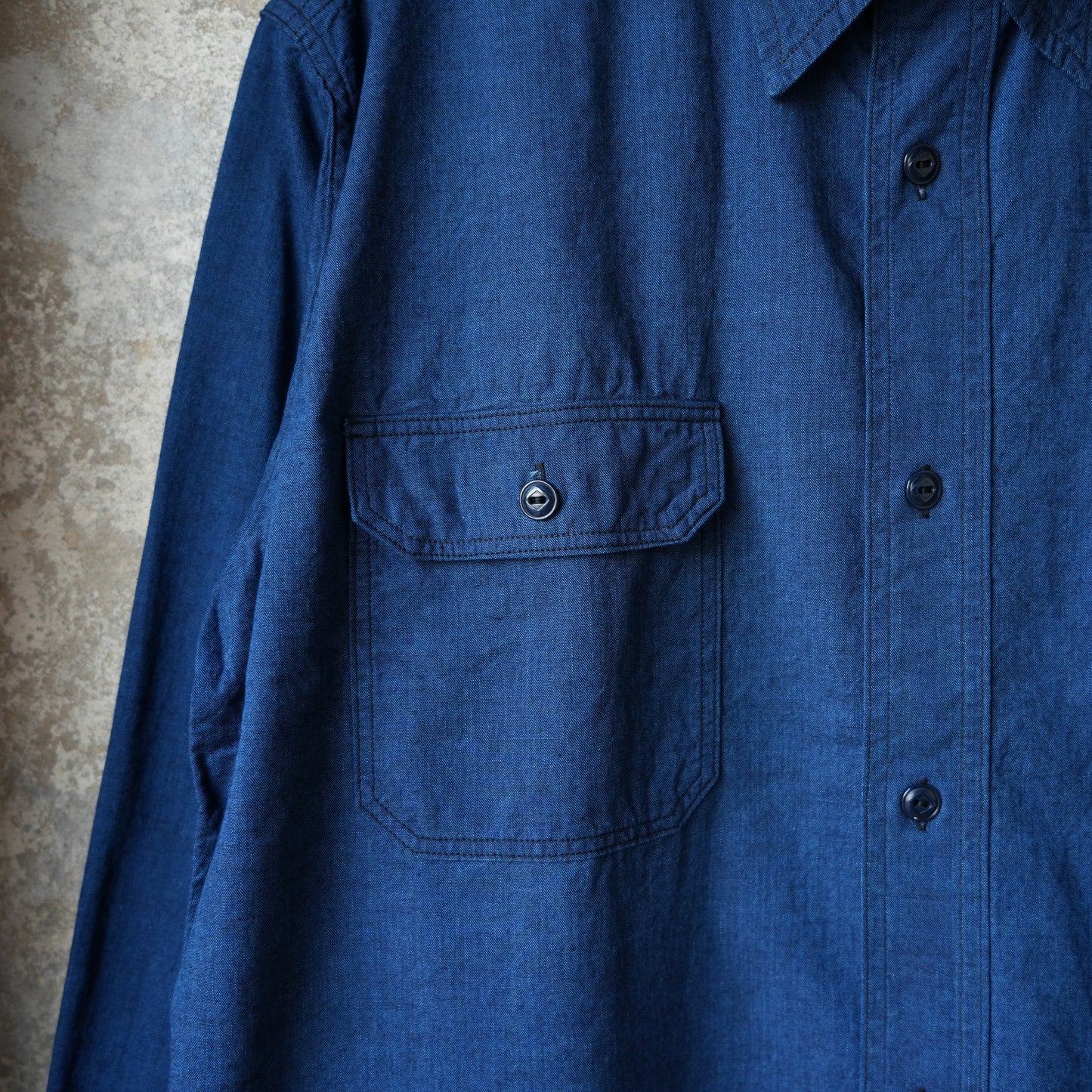 WORKERS_Outdoor Deluxe Shirt_Indigo Beta Chambray
