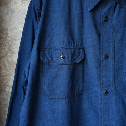 WORKERS_Outdoor Deluxe Shirt_Indigo Beta Chambray