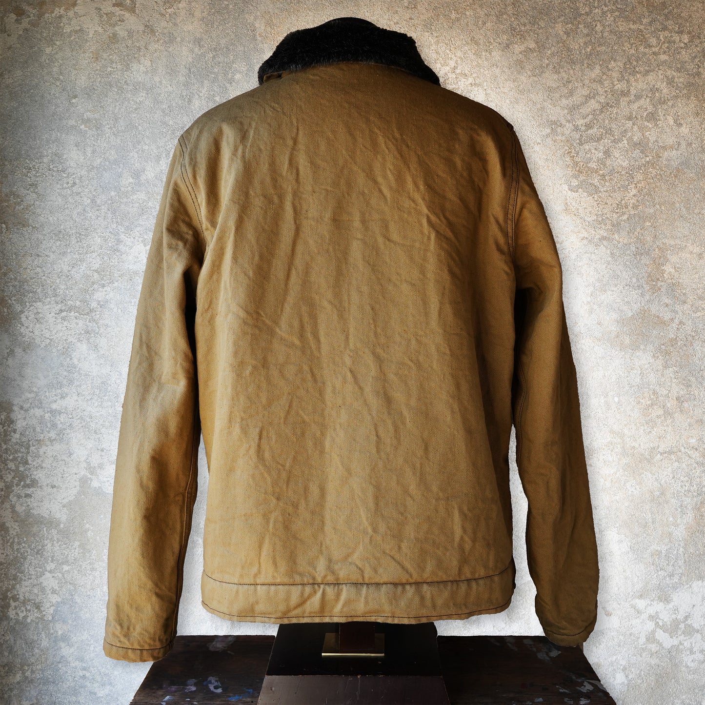 UES_915D-SH_11_2_ショート丈デッキジャケット_キャメル