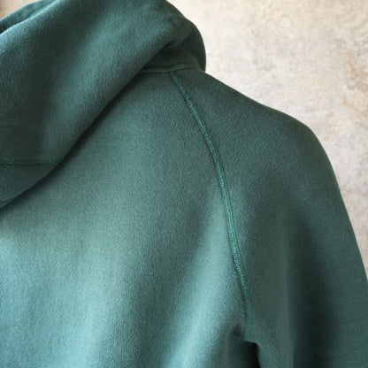 LOOP＆WEFT_LCS 1009_SUPER FLUFFY KNIT RAGLAN AFTER HOODIE_2-TONE VINTAGE FOREST GREEN