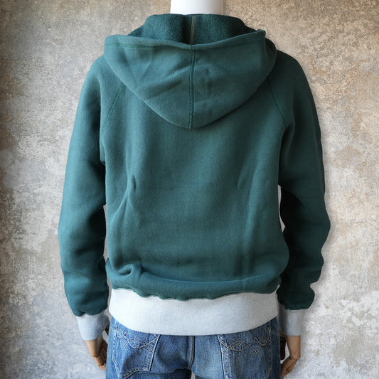 LOOP＆WEFT_LCS 1009_SUPER FLUFFY KNIT RAGLAN AFTER HOODIE_2-TONE VINTAGE FOREST GREEN