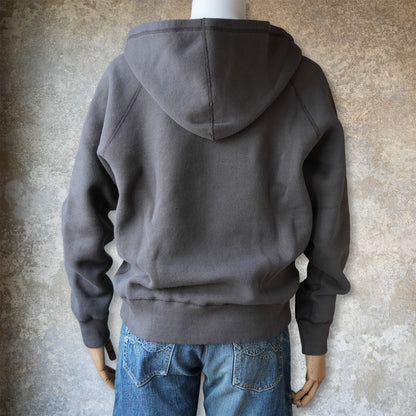 LOOP＆WEFT_LCS 1009_SUPER FLUFFY KNIT RAGLAN AFTER HOODIE_CLASSIC BLACK