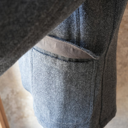 WORKERS_Lounge Jacket_Wool Cotton Tweed