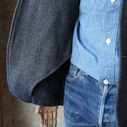 WORKERS_Lounge Jacket_Wool Cotton Tweed