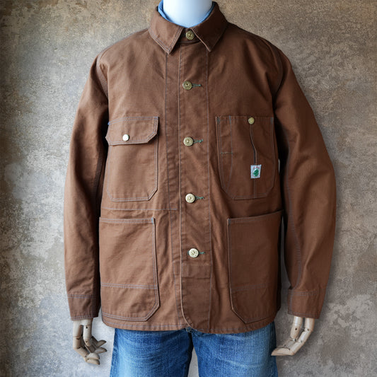 TCB_Cat Head Jacket_Brown Canvas