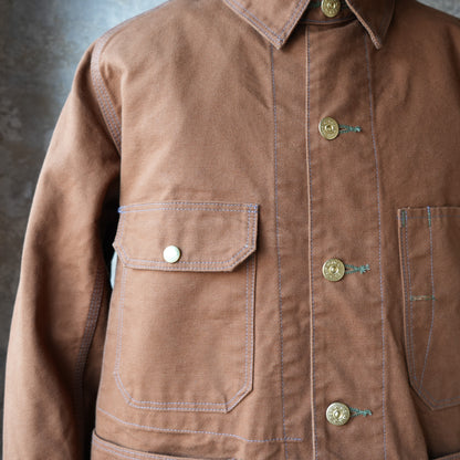 TCB_Cat Head Jacket_Brown Canvas