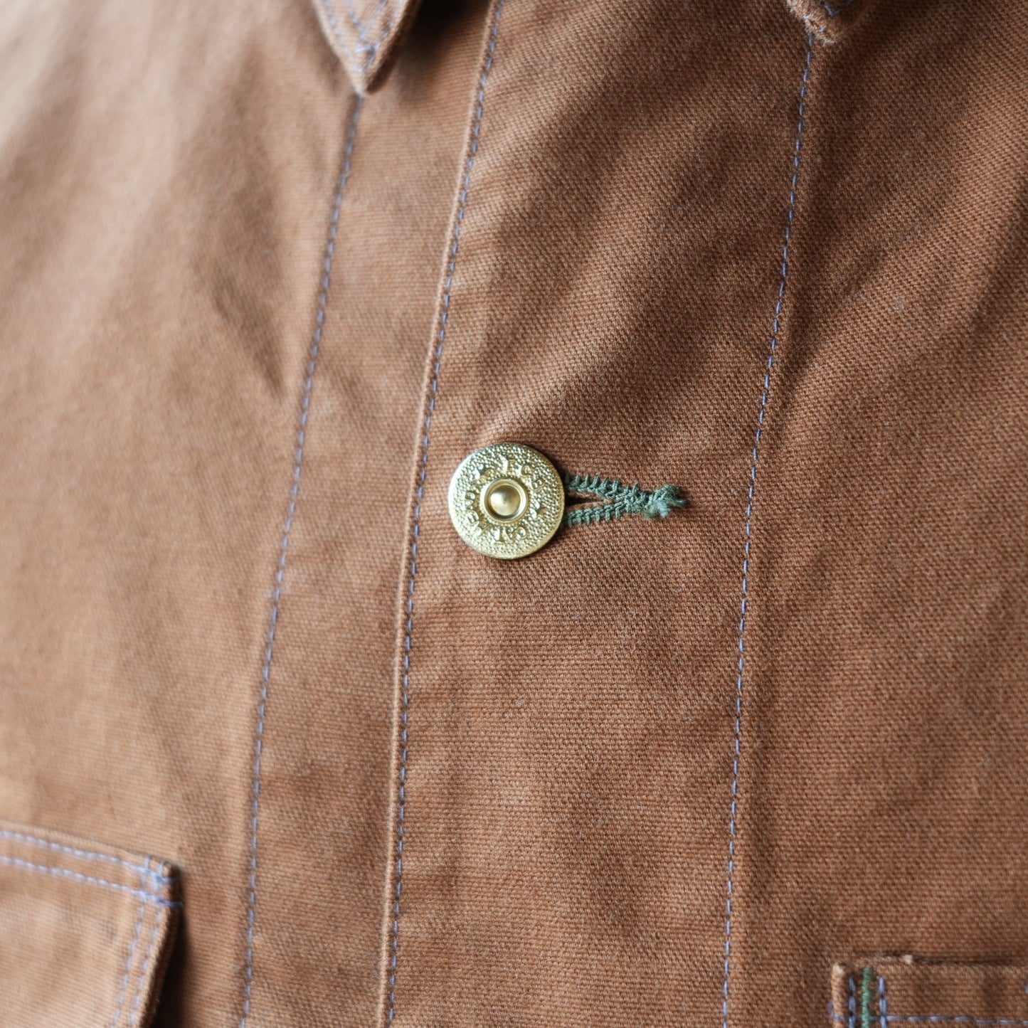 TCB_Cat Head Jacket_Brown Canvas