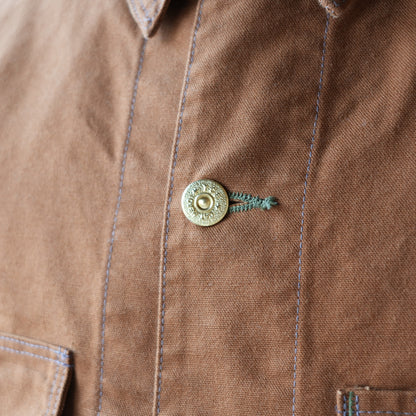 TCB_Cat Head Jacket_Brown Canvas