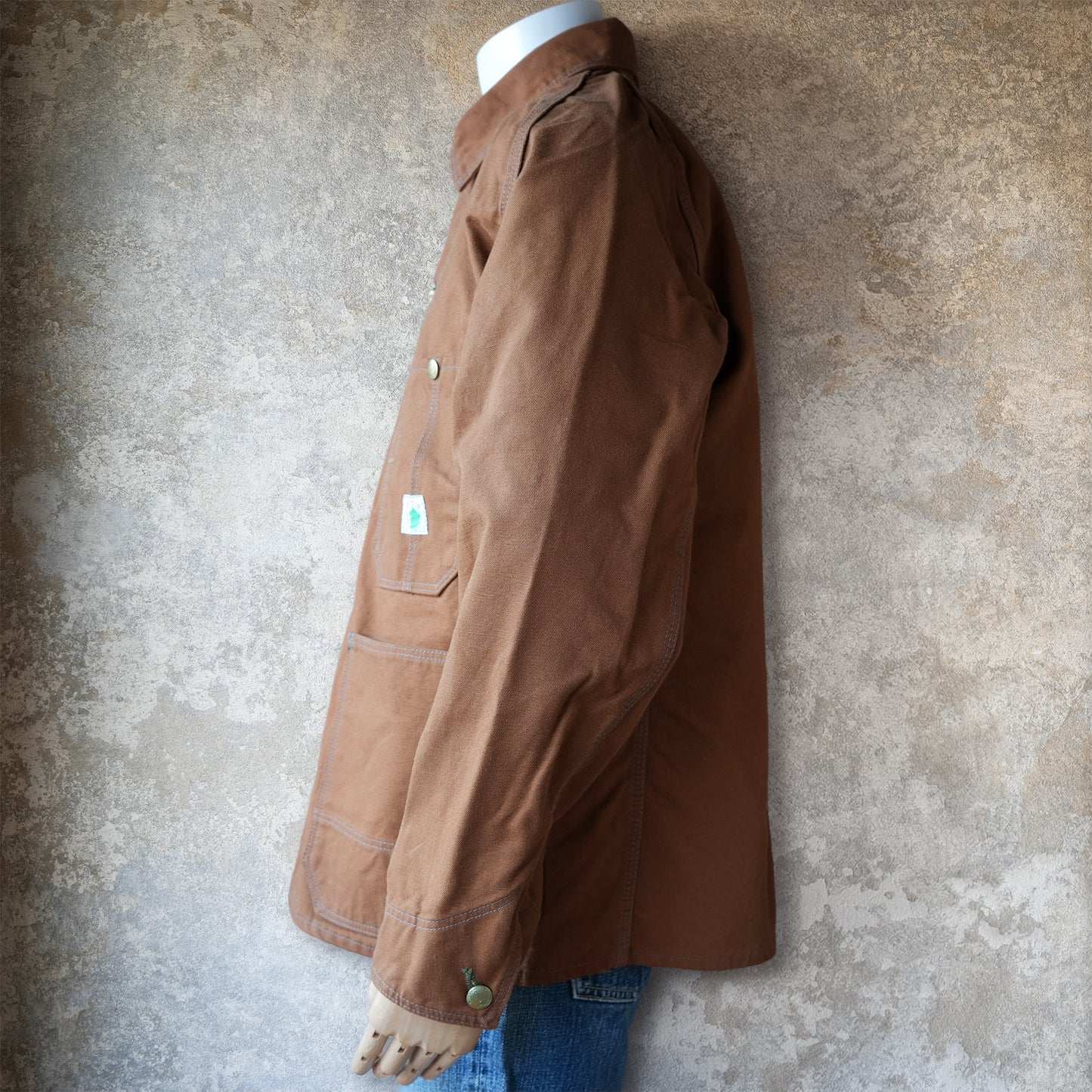 TCB_Cat Head Jacket_Brown Canvas