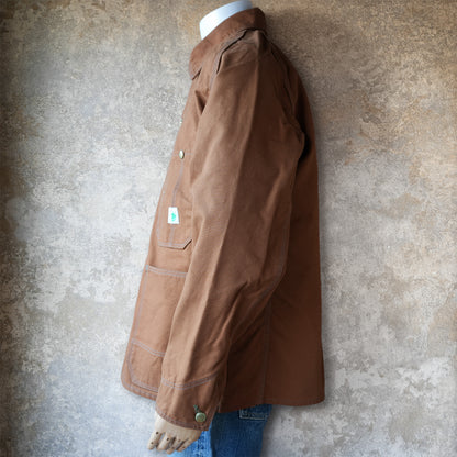 TCB_Cat Head Jacket_Brown Canvas