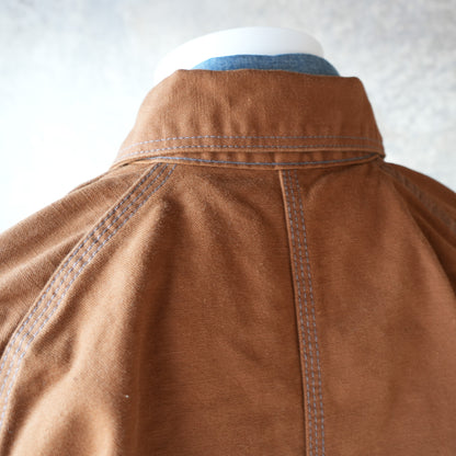 TCB_Cat Head Jacket_Brown Canvas