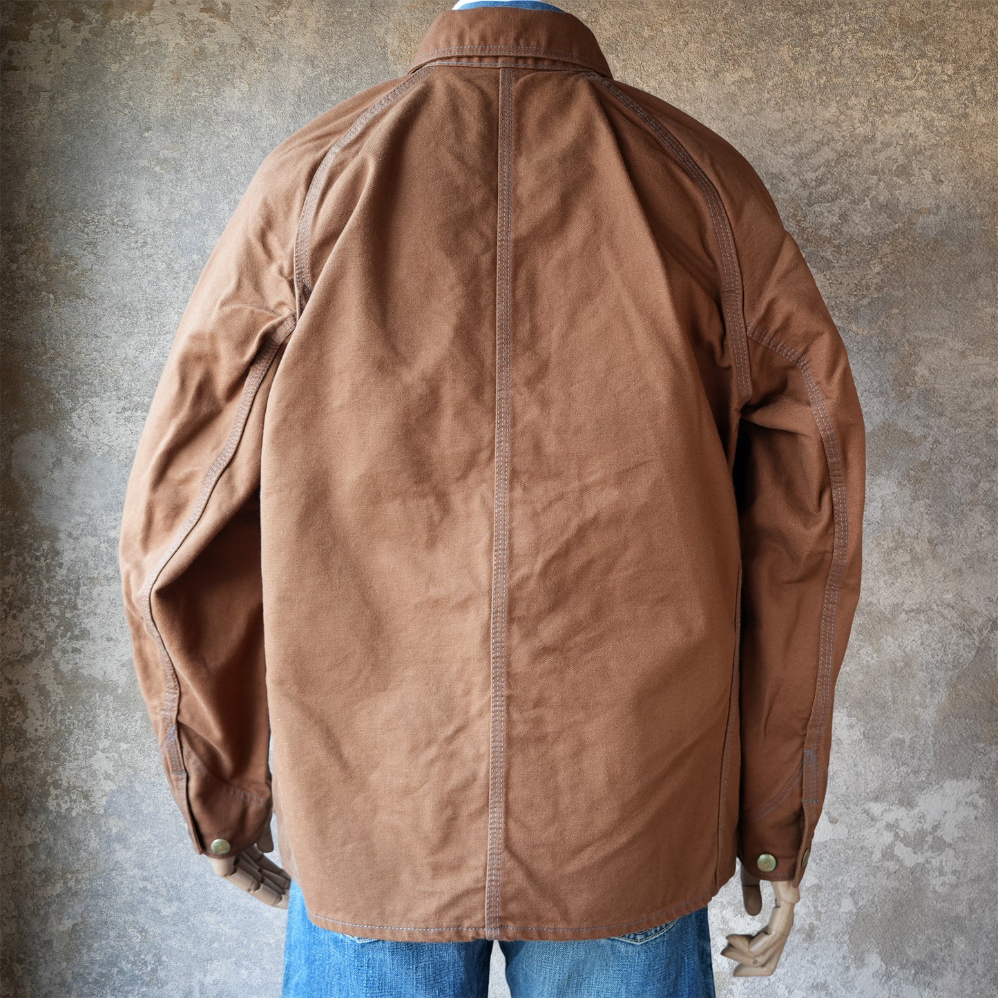 TCB_Cat Head Jacket_Brown Canvas