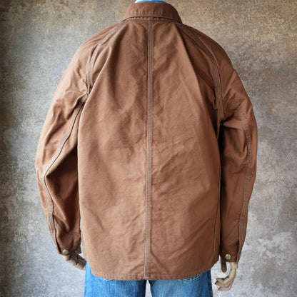 TCB_Cat Head Jacket_Brown Canvas