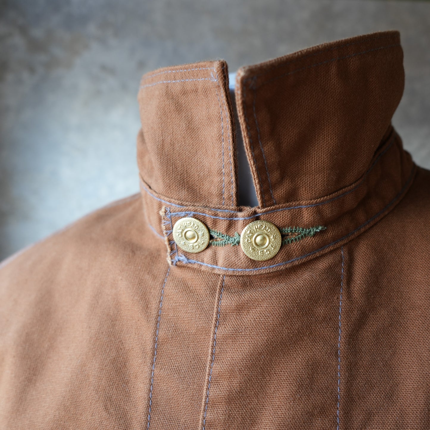 TCB_Cat Head Jacket_Brown Canvas
