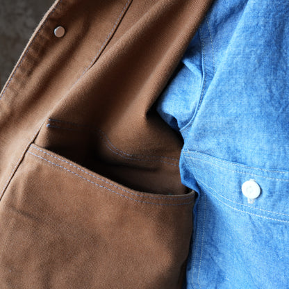 TCB_Cat Head Jacket_Brown Canvas