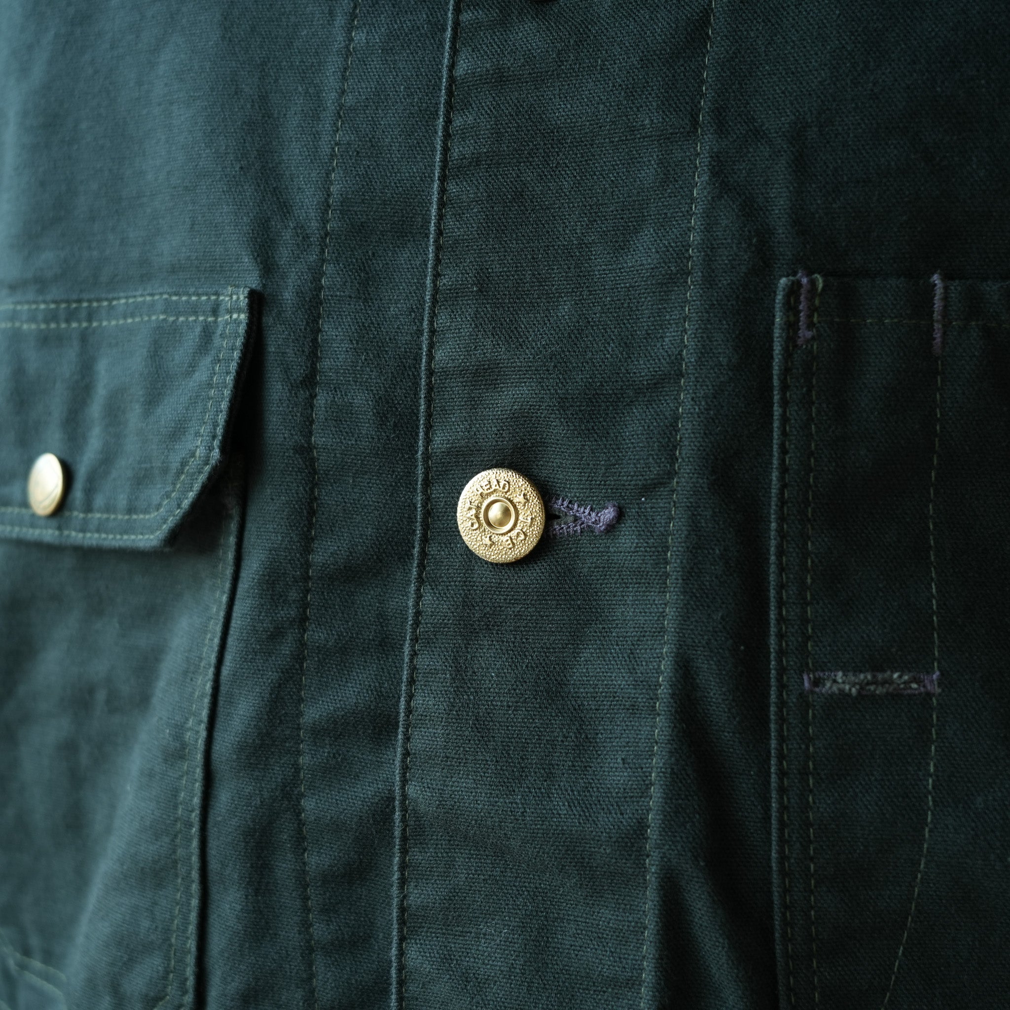 TCB Jeans_Cat Head Jacket_Green Canvas – JeansShopSpiral