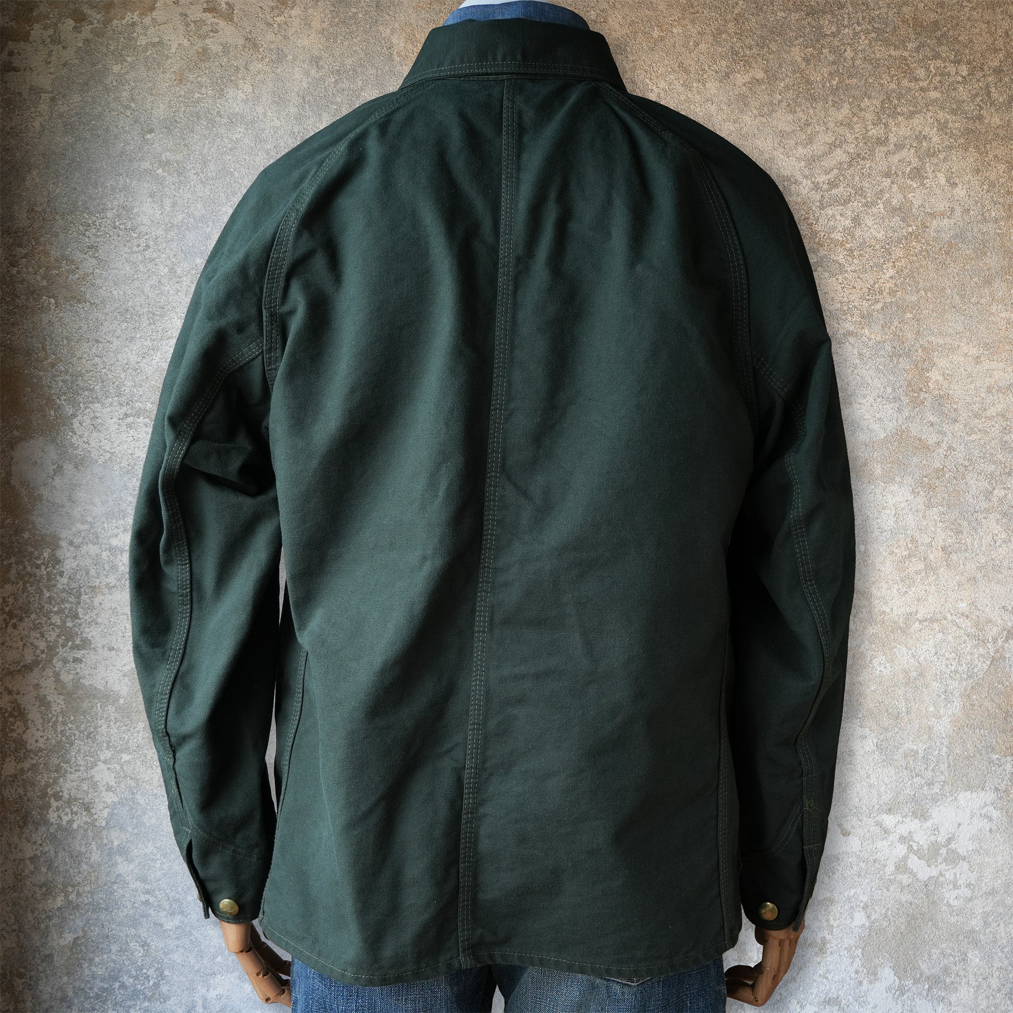 TCB Jeans_Cat Head Jacket_Green Canvas – JeansShopSpiral