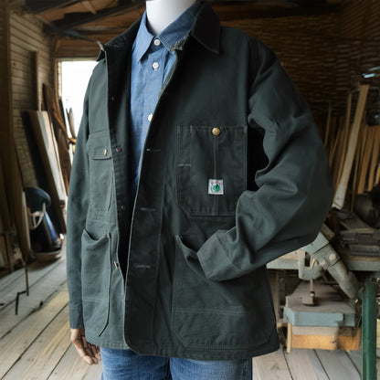 TCB_Cat Head Jacket_Green Canvas