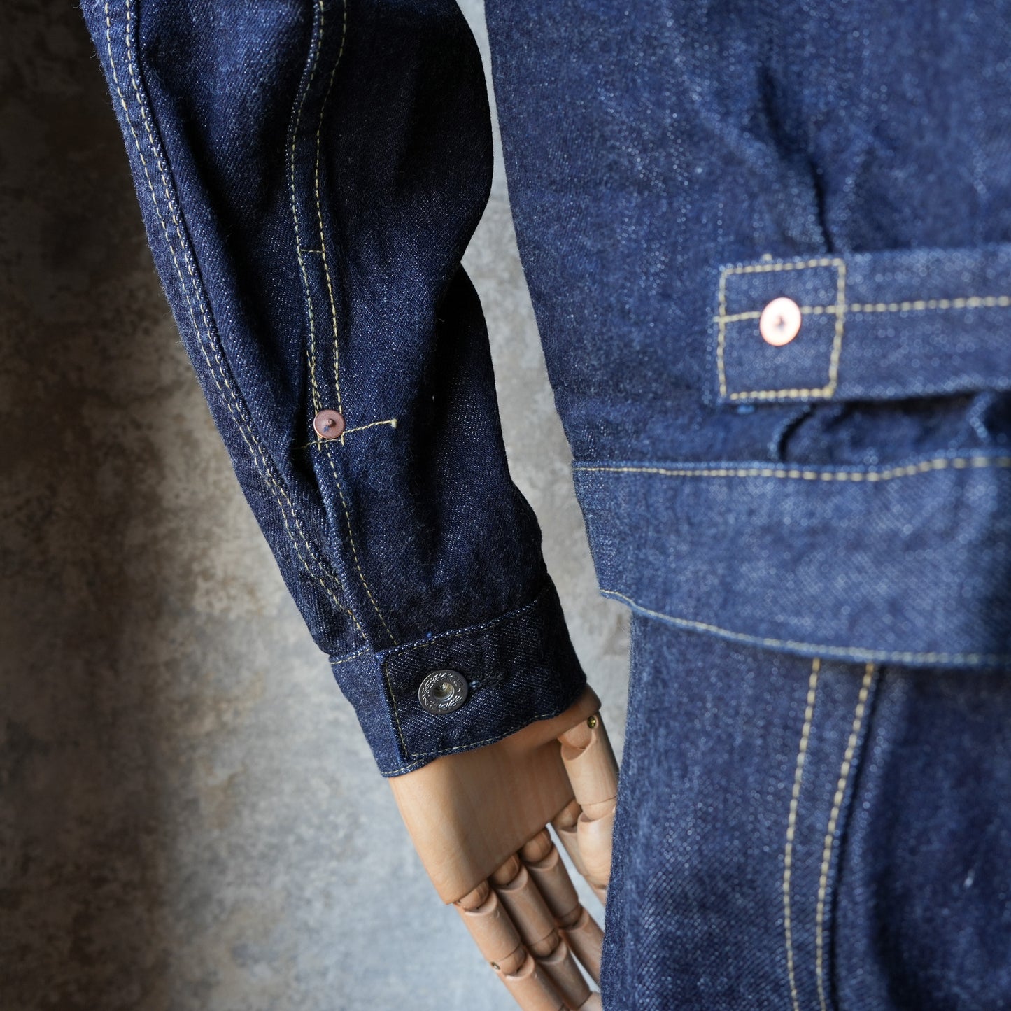 TCB Jeans_Late S40's Jacket 13.5oz_Indigo Tab