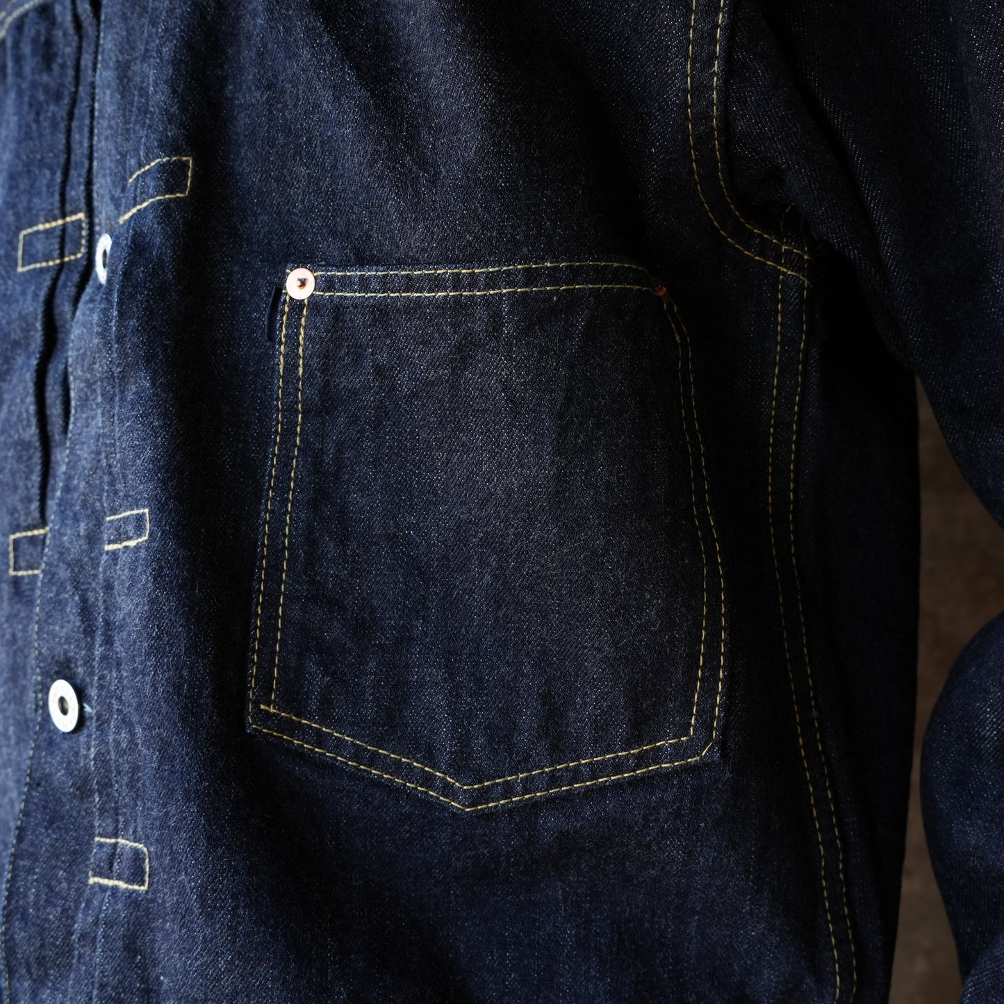 TCB Jeans_Late S40's Jacket 13.5oz_Indigo Tab