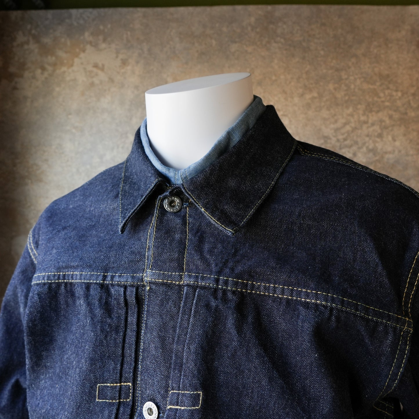 TCB Jeans_Late S40's Jacket 13.5oz_Indigo Tab