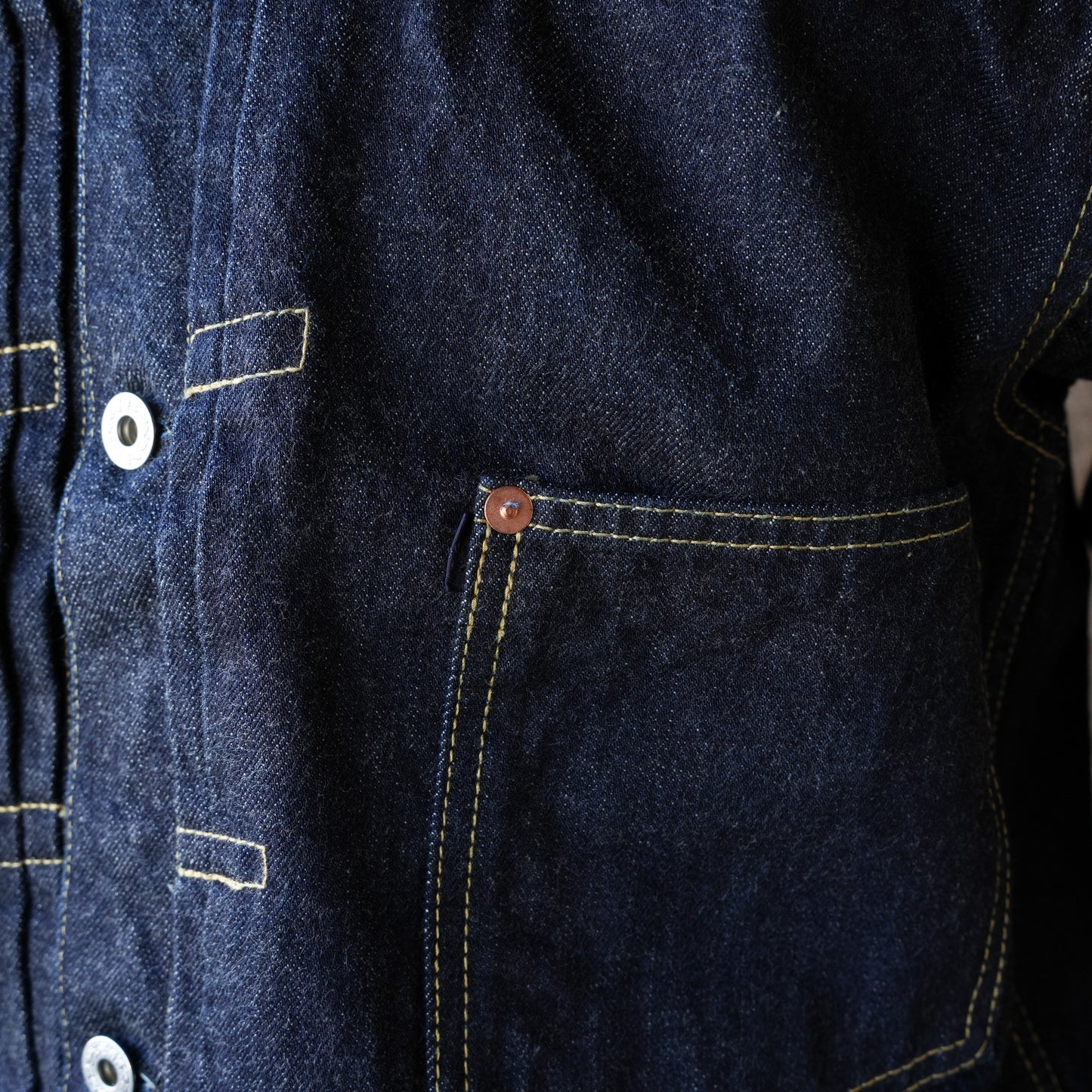 TCB Jeans_Late S40's Jacket 13.5oz_Indigo Tab